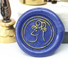 Рождественский штамп для воска оленя, индивидуальный восковой штамп, Рождественский комплект печатей для воска, пригласительные уплотнения для воска