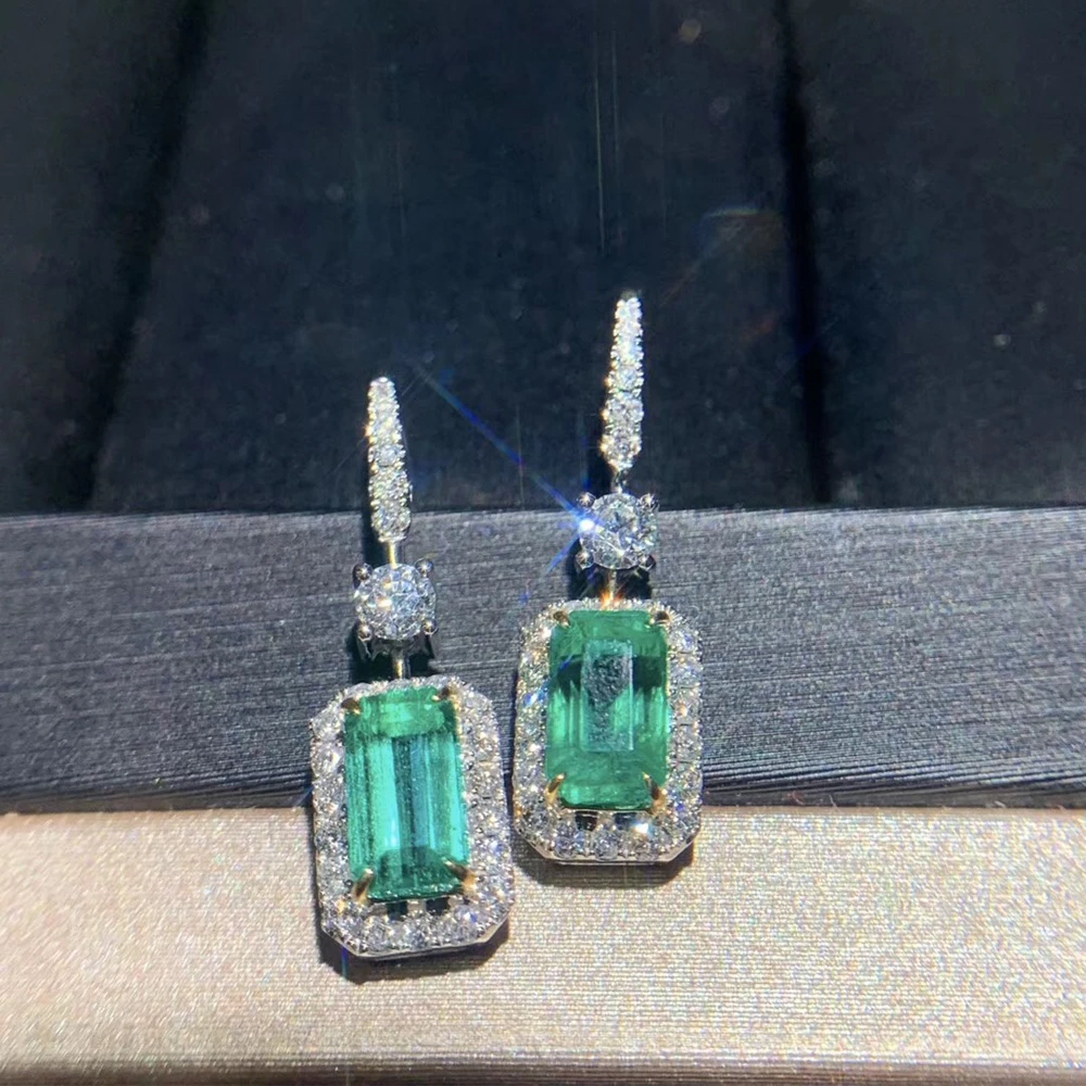 Aeaw a Solid 18k White Gold Natural Emerald Diamond Earrings 1 3ct Jewelry For Women Stud Earrings Aliexpress Aeaw a Solid 18k White Gold Natural Emerald Diamond Earrings 1 3ct Jewelry For Women Stud Earrings Aliexpress