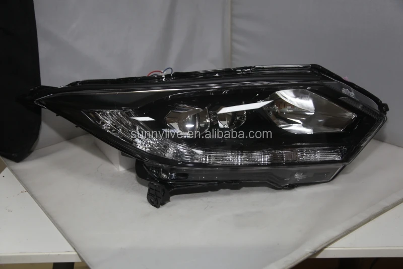 Светодиодный налобный фонарь для HONDA HRV HR-V для Vezel Головной фонарь- год черный корпус LF