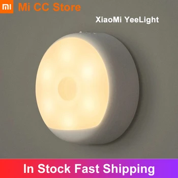 

Xiaomi Mijia Yeelight Rechargeable Night Light 2 Lamp USB Infrared Magnetic Remote Control LED Portable Lamp 120 days usage