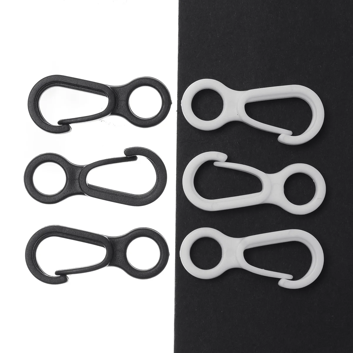 40mm Durable Aluminum Mini Carabiner Clip Clasp Hook Keychain Spring
