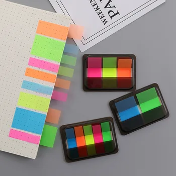 

Creative Fluorescent Sticky Notes N times Post It Notes School Offie Mark Labels