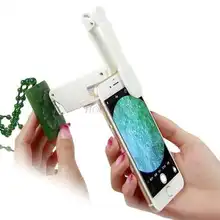 

Magnifying glass led lamp portable microscope mobile phone 160 times / 200 times Qing times identification jade jewelry textiles
