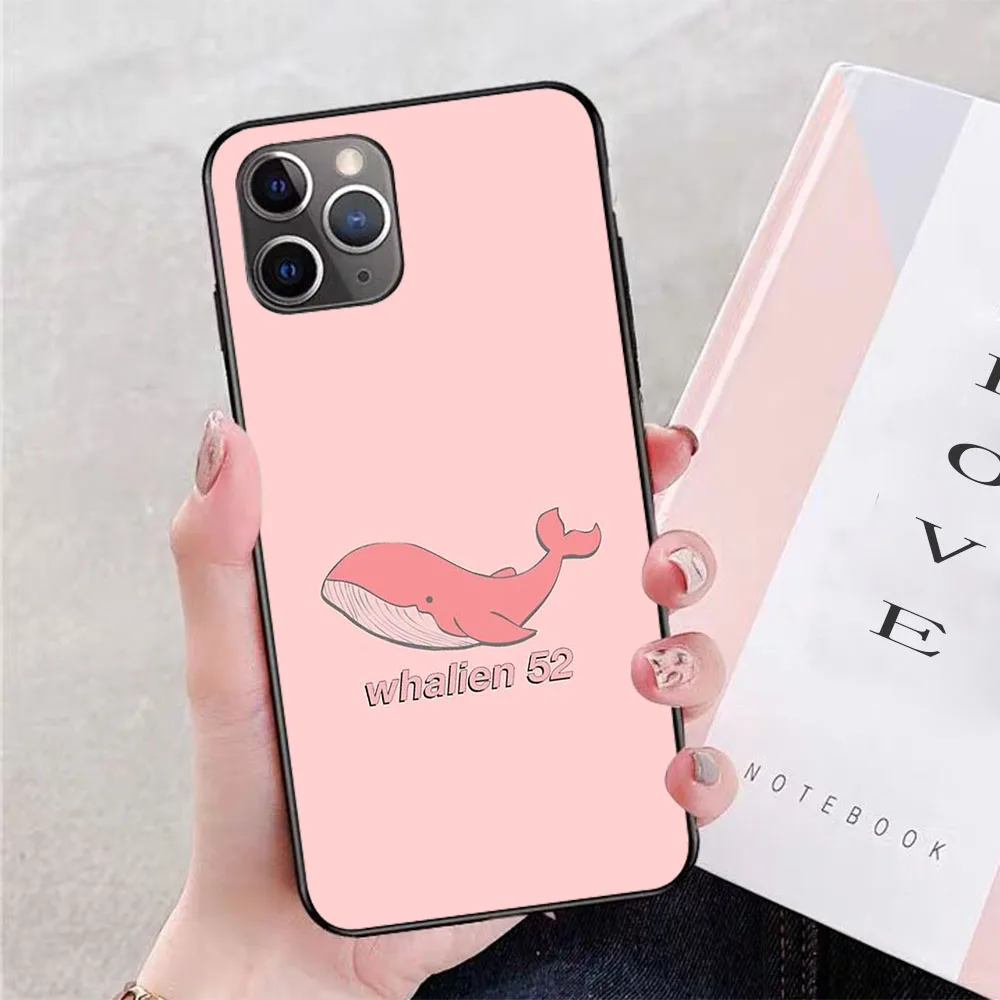 Whalien 52 Мягкий ТПУ границы Чехол для мобильного телефона iphone 11PRO 11 бетонный завод X