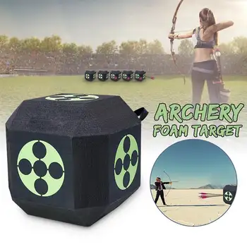 

Archery 3D Target Dice Recurve-Bow Shooting 6 Sided Cube Self Healing Target Broadheads Recurve Compound Practice Tool