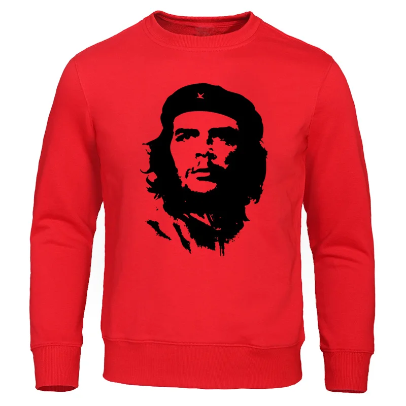 Che Guevara Hoodie Sweatshirt Men Casual Capless Sweatshirts Argentina Hero Hoodies Fashion Streetwear Autumn New Mens Tracksuit