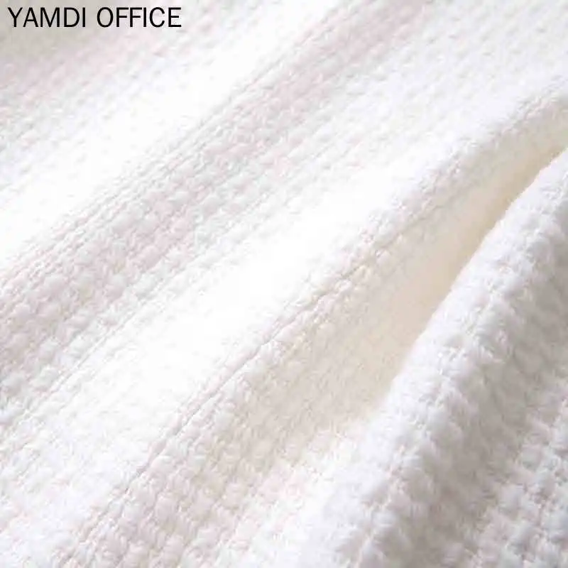 YAMDI новая куртка с показа Женская осенне-зимняя однотонная черно-белая куртка хлопковая верхняя одежда женская элегантная Роскошная Шерстяная Смесь с бисером