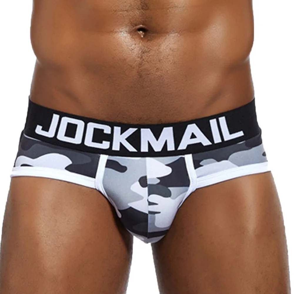 

Underwear Men Camouflage Elastic Briefs Soft Health Youth Brand Shorts Bulge Pouch Soft Uderpants Ropa Interior Hombre New