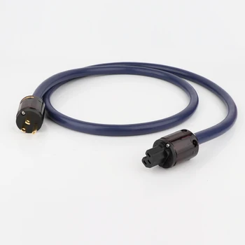 

Hi-end 4N OFC power cable hifi audio US version AC power wire US gold plated connector plug mains power cord cable