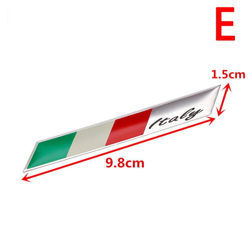 italien national flagge 3d metall emblem abzeichen auto styling