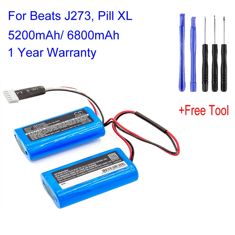 Кэмерон китайско J273/ICR18650NH J273-1303010 для Beats J273 Pill XL CS-BTP273SL Bluetooth Замена Динамик