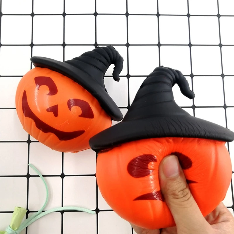 Squishy Ball Pinch Toy Interesting Squeeze Pumpkin for students ADD Relaxation | Игрушки и хобби
