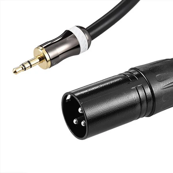 ABHU-2m XLR 6,6 Футов Jack 3,5 мм кабель для Jack аудио кабель для микшера PC динамик