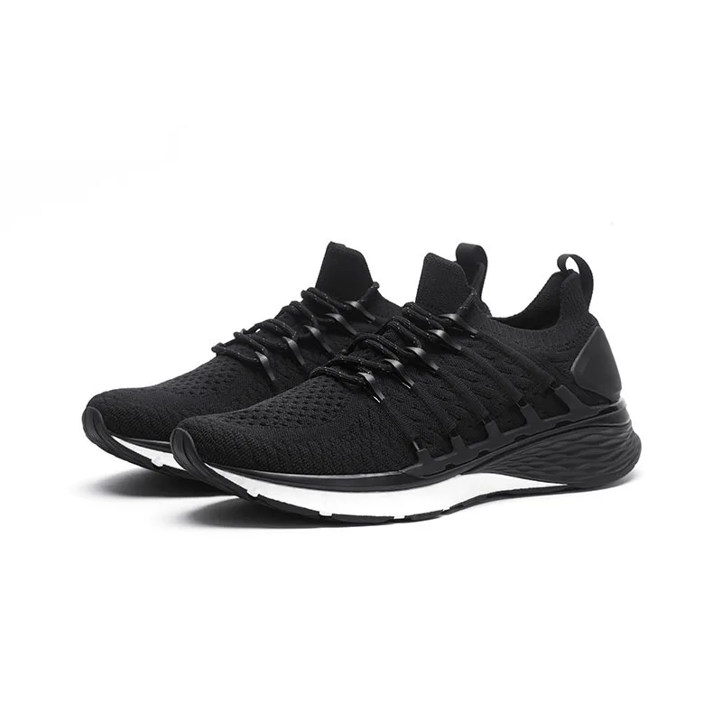Xiaomi Mijia Sneaker спортивная обувь 3 Мужская беговая Обувь Popcorn Cloud Bomb 6 в 1 Uni литье с 3D блокировкой Fishbone system - Цвет: black39