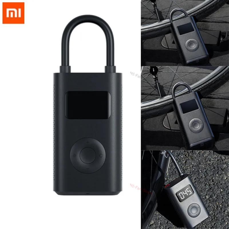  Xiaomi Mijia Electric Air Pump Rechargeable inflator 150PSI Smart Digital Tire Pressure Detection f