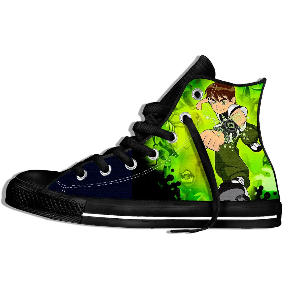Новинка Omnitrix Ben 10 мужские и женские удобные летние высокие кроссовки с рисунком аниме