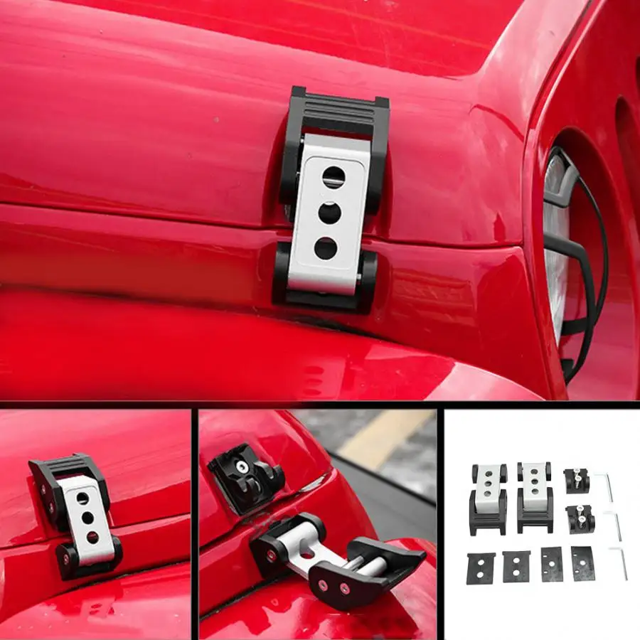 Защелка капота с пряжкой подходит для Jeep Wrangler JK& Unlimited 2 Doors 4 Doors 2007- лопатка Крышка Капота