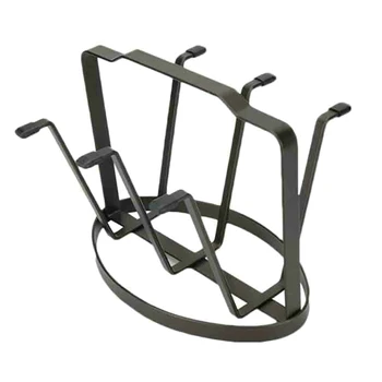 

Cup Mug Stand Holder Iron Draining Drying Drainer Hanging Rack Coffee Shelf Six Cups Home Kitchen Storage Supplies HFing