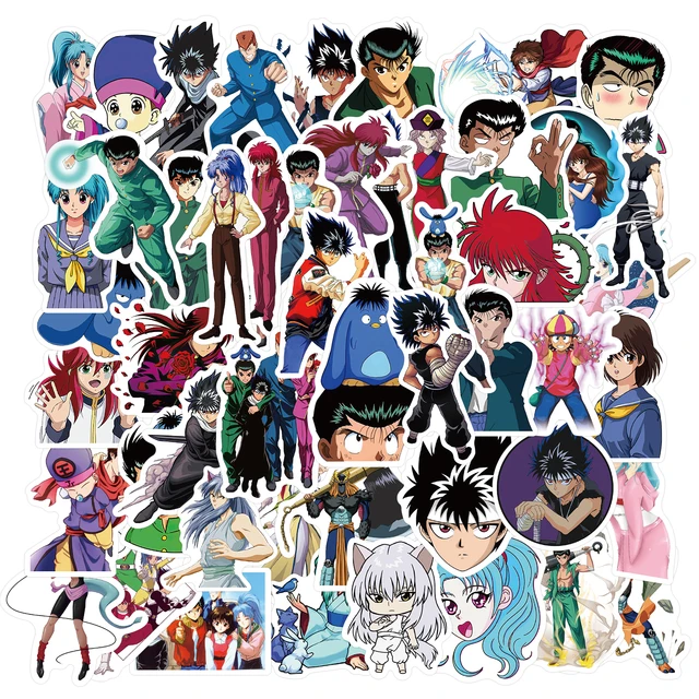  Yu Yu Hakusho- 25Th Die-Cut Sticker Set 3.5 : Toys & Games