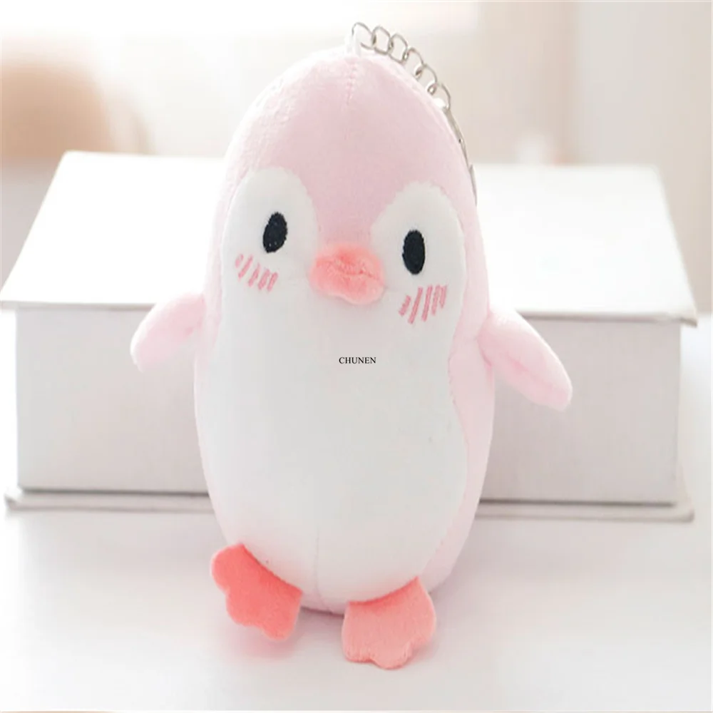 New Size 6CM, Penguin Stuffed Plush Toy , Key Chain , Kid's Gift Belt Animal Doll