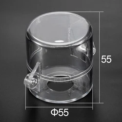 Yellow 22mm Emergency Stop Button Mushroom Head Protective Cover Ring (F22 35 22mm)