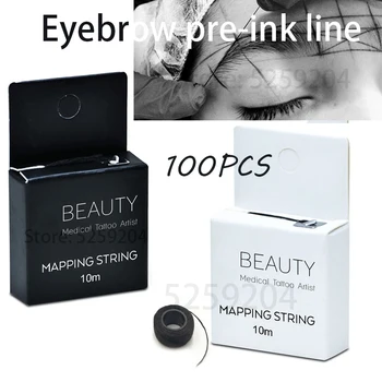 

Microblading Pre-Inked Brow Mapping String Microshading Cosmetic Tattooing Measuring Tool for Permanent Makeup tattoo eyebrow