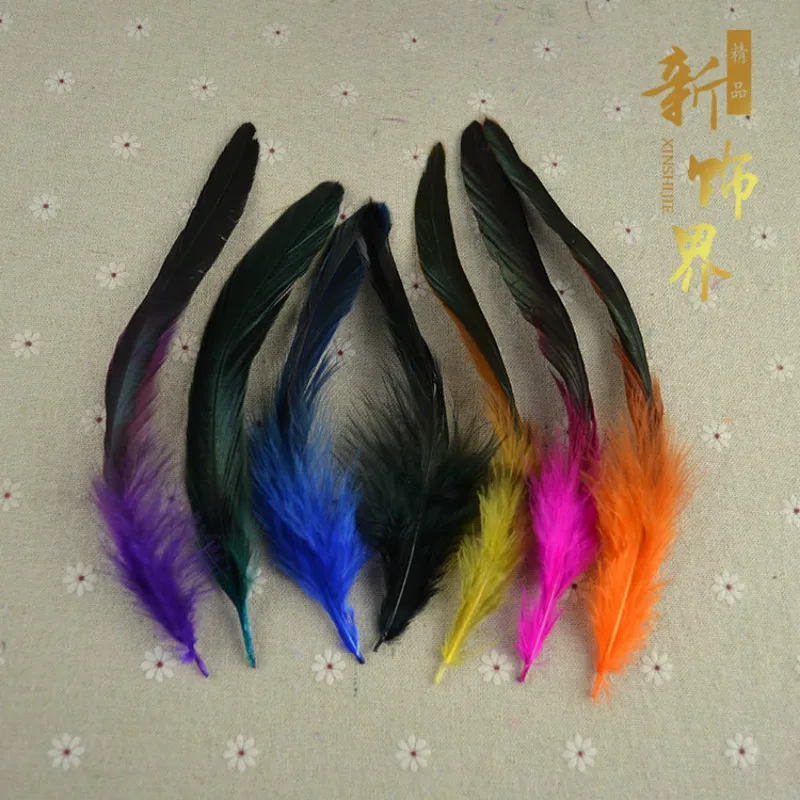 100 шт./упак. Craft Pheasant Перо хвоста Wing Feather смешанные цвета 12-18 см/5-8 дюймов для шляпы