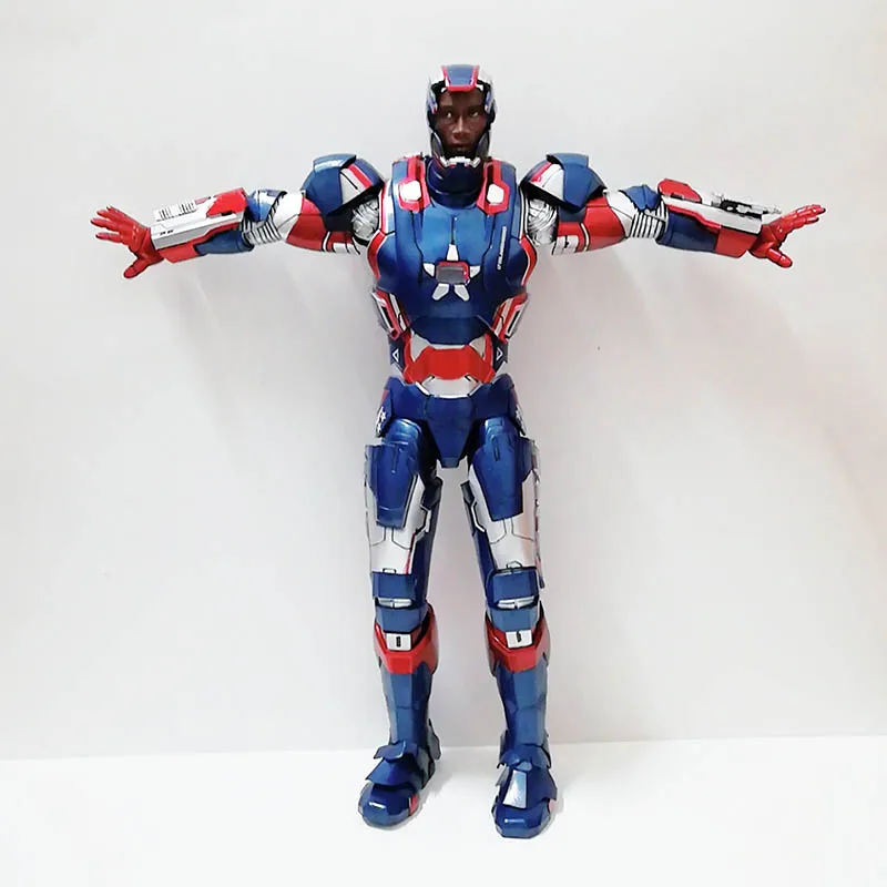  With LED 12inch 30cm New HC MMS195 Iron Man Avengers PVC Action Figure Collectible Model Toy Gift f - 4000599554313