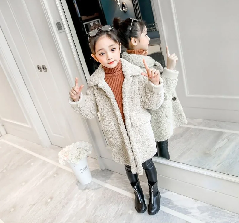Jaqueta de Pele do Falso Jaquetas para Meninas Roupas de Natal Meninas Inverno Cabolsa Concurso Quente Crianças Casuais Outerwear 4 6 8 10 12 Anos 7 Meninas inverno jaqueta de pele do falso