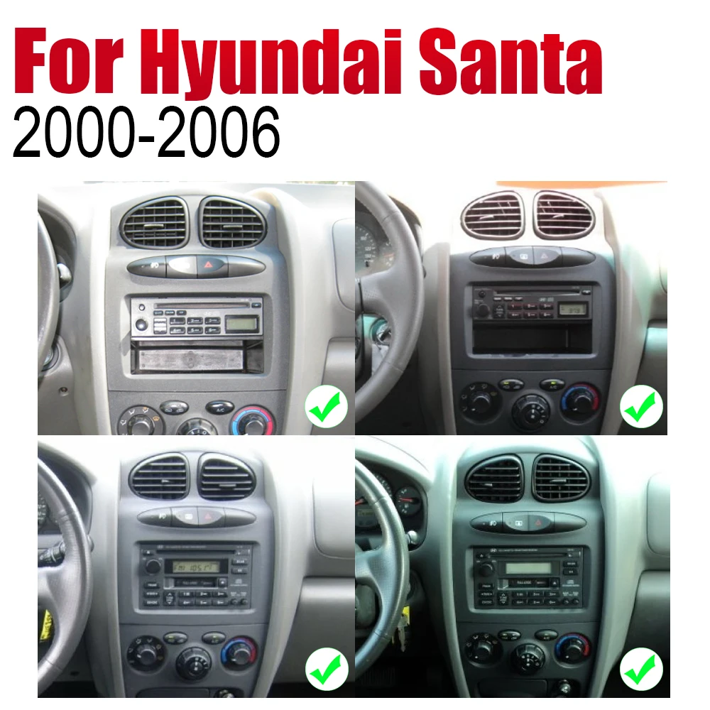 ZaiXi Android автомобильный DVD GPS Navi для Hyundai Santa Fe 2000 ~ 2006 плеер навигация WiFi Bluetooth Mulitmedia