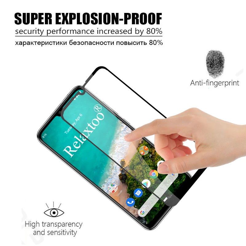 Защитное стекло mi a3 облегченное закаленное для xiaomi lite защита экрана 3a light a 3 a3lite