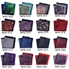 YISHLINE-pañuelos para hombre de seda cuadrados de bolsillo, pañuelos para el pecho de Cachemira Floral, accesorios para traje ► Foto 2/6