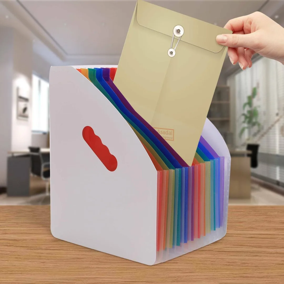Office Desk A4 Document File Holder Storage Rack Magazine Paper Organizer