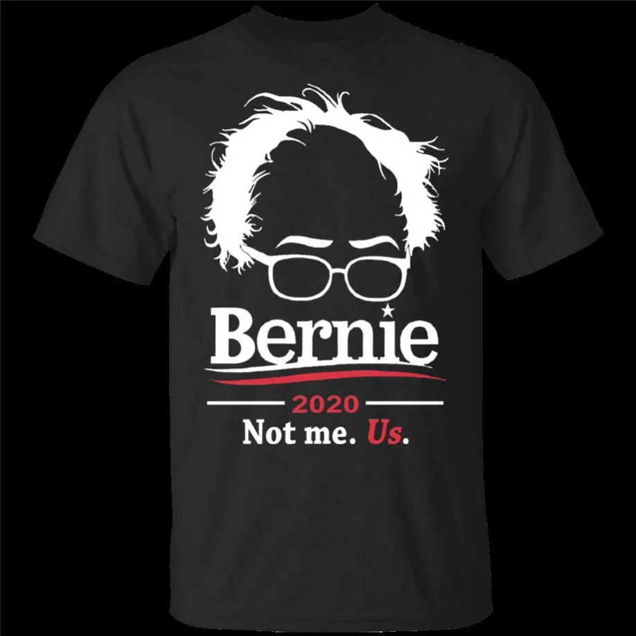 Bernie Sanders President 2020 футболка Not Me забавная с коротким рукавом S-3Xl ретро |