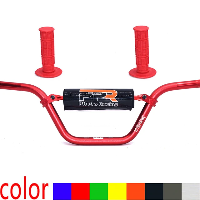 6065 Aluminum Motorcycle Handlebar 7/8 22mm Motocross Moto Handlebar For  5mm tube thickness