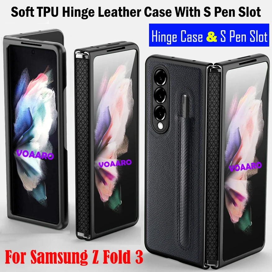 Полная защитная крышка для Samsung Galaxy Z складной 3 несущий чехол с S-слотом ручки