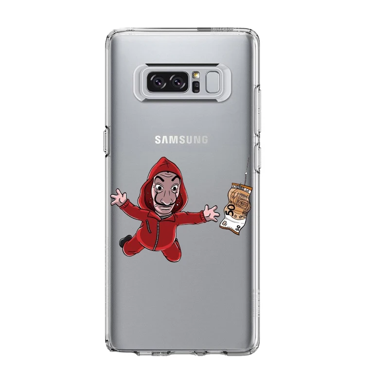 ТВ серии деньги Heist дом бумаги силиконовый чехол ТПУ чехол для телефона samsung A30A50S8 S9 2018A8 NOTE8 A6PIUS S9PIUS S7EDGEA10 - Цвет: TPU