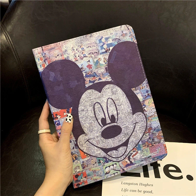 Disney Mickey Cover For Ipad 10 2 19 For Ipad Mini 1 2 3 Case For 9 7 17 18 Ipad Air 1 2 9 7 Tablet Soft Funda Tablets E Books Case Aliexpress