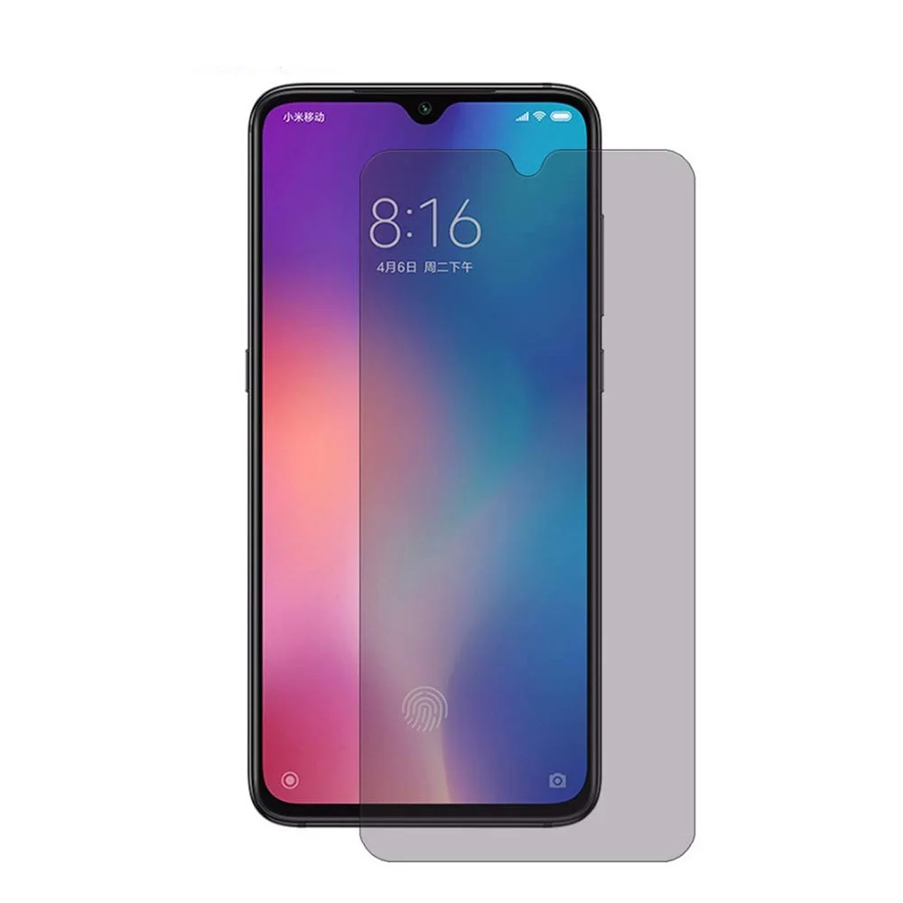 Закаленное стекло 9H Privacy для MEIZU Note9 16X 16 16th Pro7 антишпионское Pro 5 6 7 антибликовое