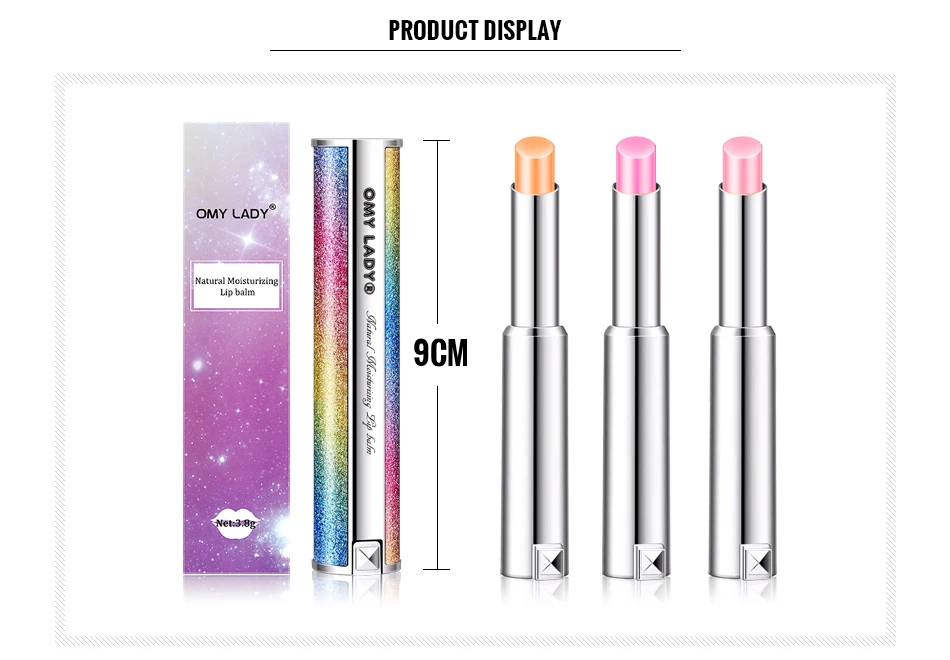 OMY LADY Lip Balm Beewax  Moisturizing Nourishing Lip Plumper Lip Lines Natural Extract Makeup Lipstick