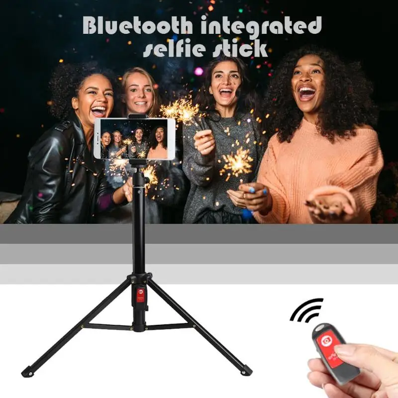 YK-8688-2 селфи палка Bluetooth складной штатив монопод с двойной телефон клип