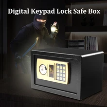 Caja fuerte Safurance Digital de lujo con caída para efectivo, joyería para el hogar, cerradura para Hotel, teclado negro, caja de seguridad 2018 nuevo