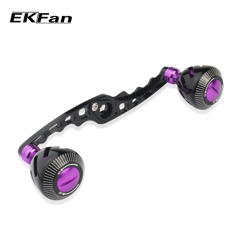 

EKFAN 8*5mm Hole Fishing Reel Handle 130mm Aluminum Alloy S-shaped Fishing Spinning Reel Handle Reel Rocker Fishing Accessories