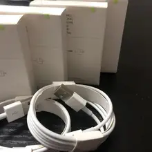 1000 шт./лот OD 3,0 мм 1 м 3 фута алюминиевая пленка USB кабель для синхронизации данных и зарядки для iph 5 6 7 plus в розничной упаковке