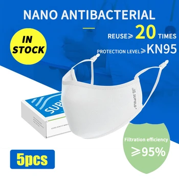 

2020 In Stock Reusable Face Mouth Mask Reuse 100 times Adults Safety Washable Multiple-use Cotton Nano Masks Windproof