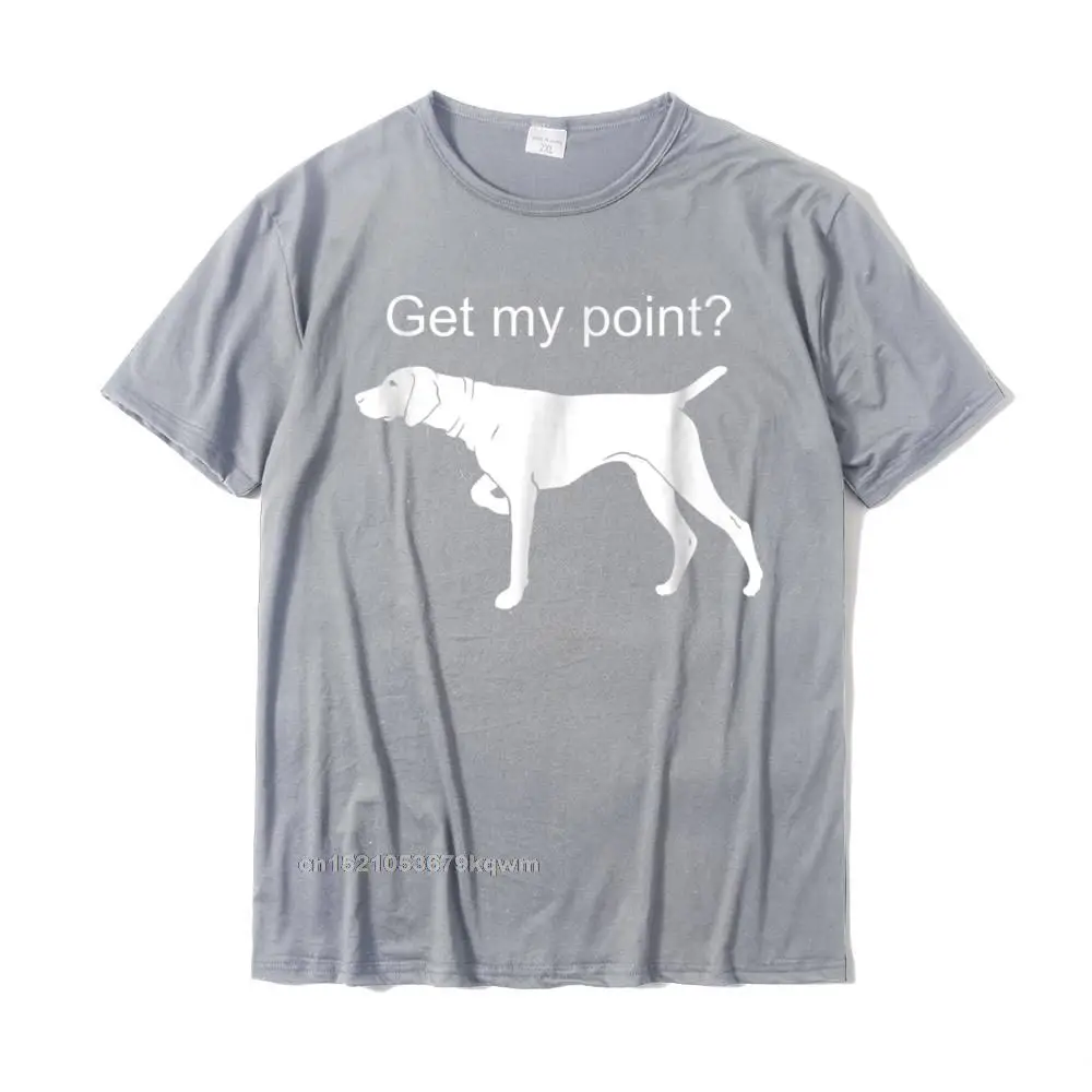 Europe Mother Day 100% Cotton Round Neck Tops Shirt Short Sleeve Custom T Shirt Funny Normal T-Shirt Free Shipping German Shorthaired Pointer Funny Dog Lover T-Shirt__4846 grey