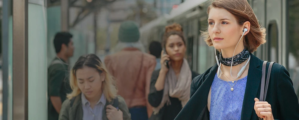 PLANTRONICS BACKBEAT GO 410, активные наушники с шумоподавлением, Bluetooth, двухрежимные ANC наушники с захватывающим звуком, наушники с шейным ремешком для huawei