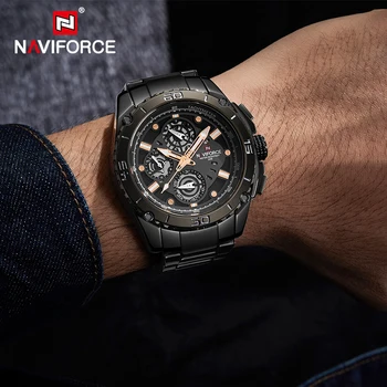 

Top Luxury Brand NAVIFORCE Watches Mens Multi-function Sport Quartz Wrist watch Male Casual Waterproof Clock Relogios Masculino