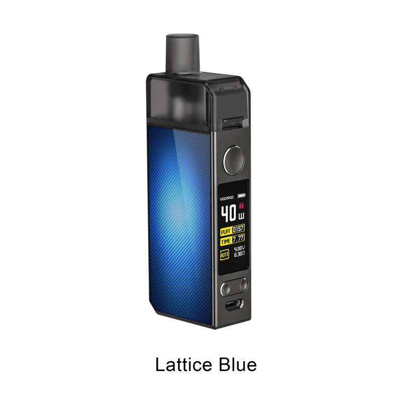 VOOPOO Navi MOD Pod Vape комплект 3,8 мл картридж 40 Вт коробка мод испаритель PnP-VM3 PnP-VM4 катушка MTL DTL электронная сигарета VS VINCI X