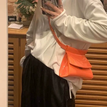 

Spring 2020 new product, small waist bag, fashionable patent leather, ladies' shoulder bag, waist bag, cross bag, three-use bag